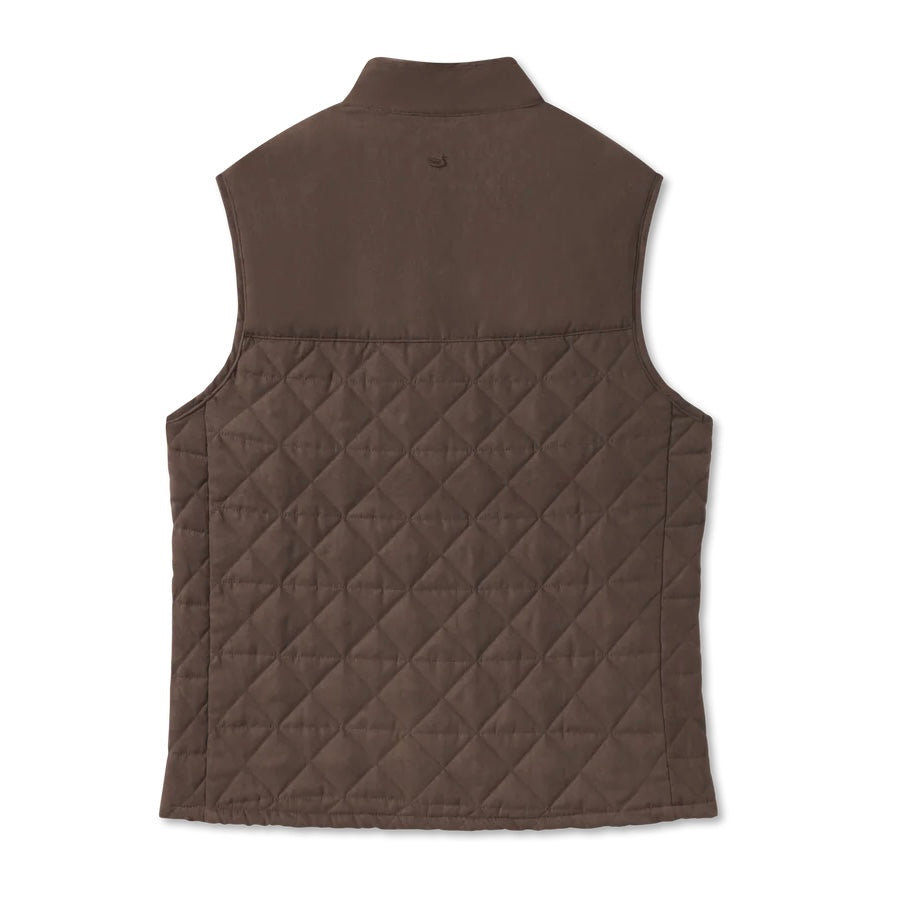 Lawrence Quilted Vest - Stone Brown