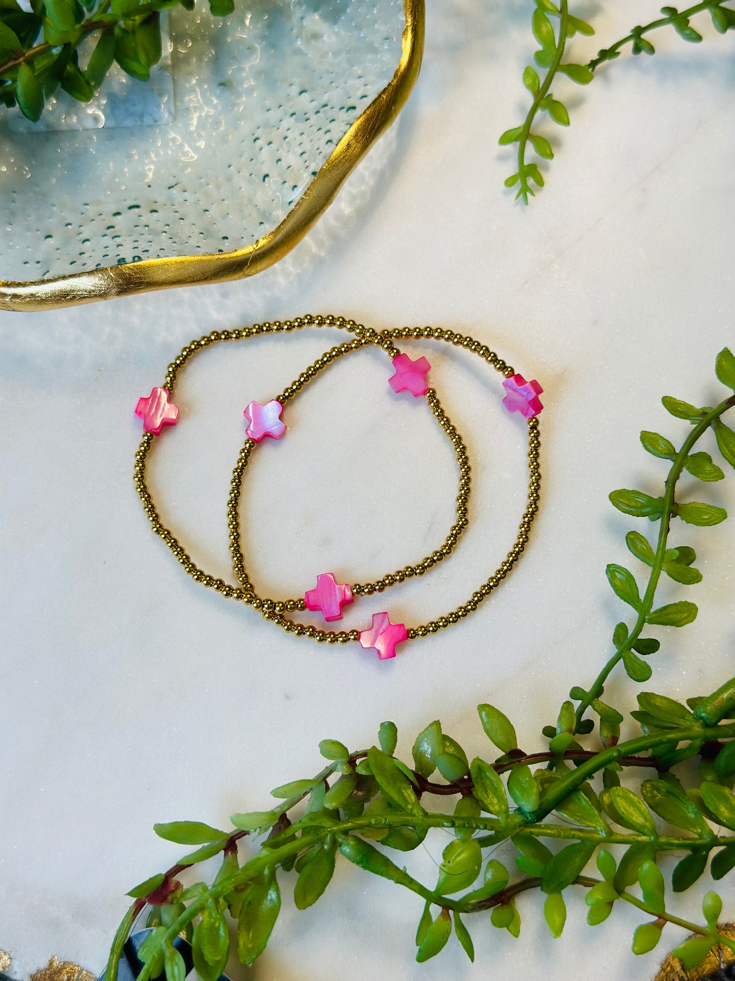 Faith Beaded Cross Bracelets