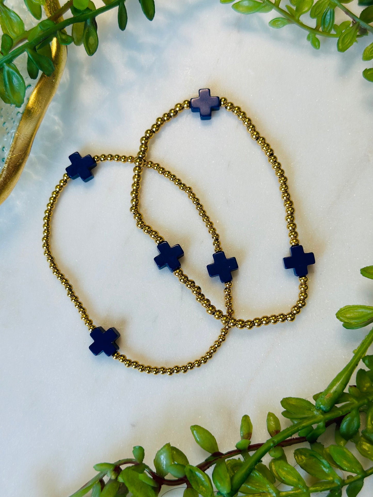 Faith Beaded Cross Bracelets