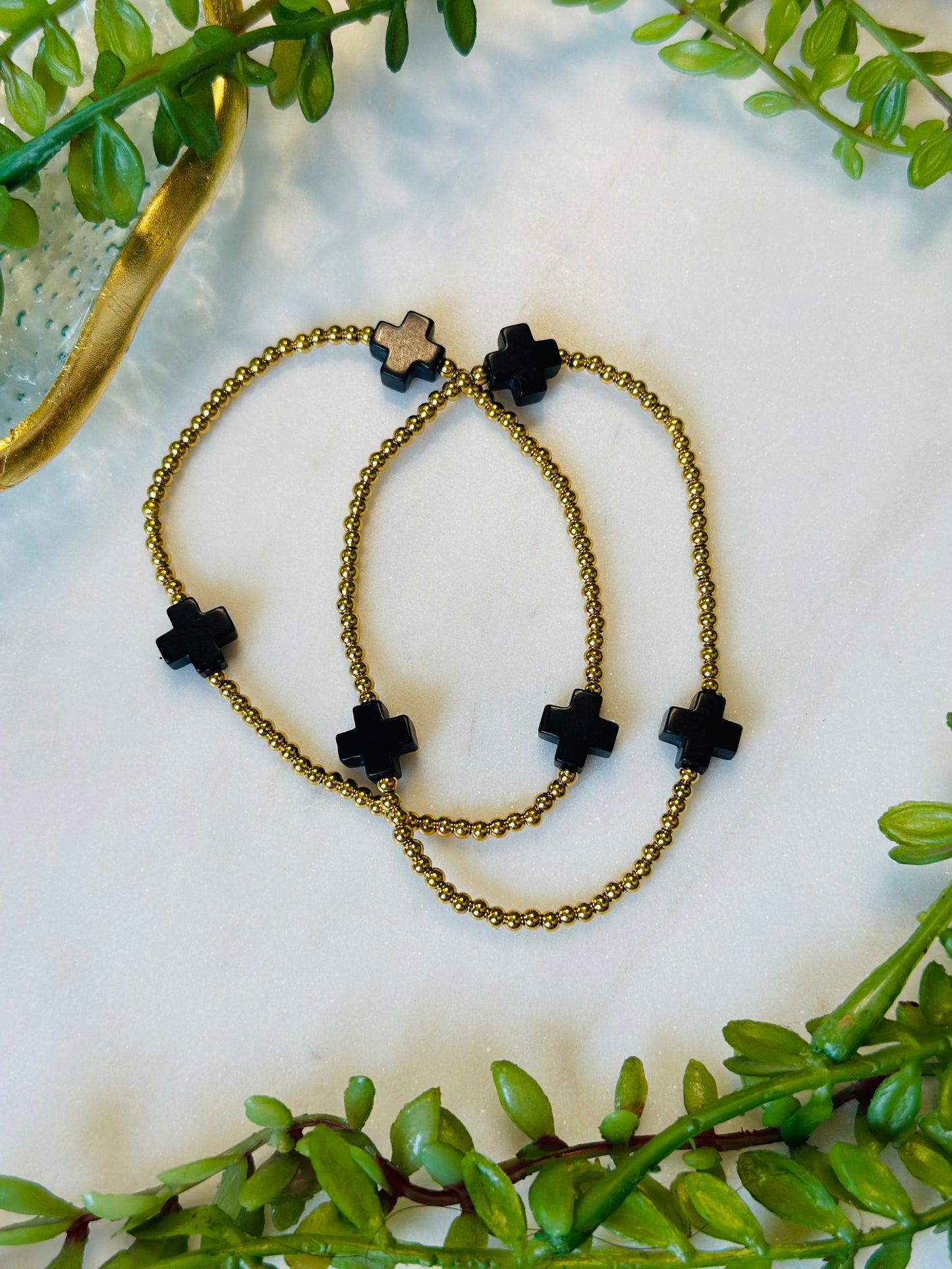 Faith Beaded Cross Bracelets