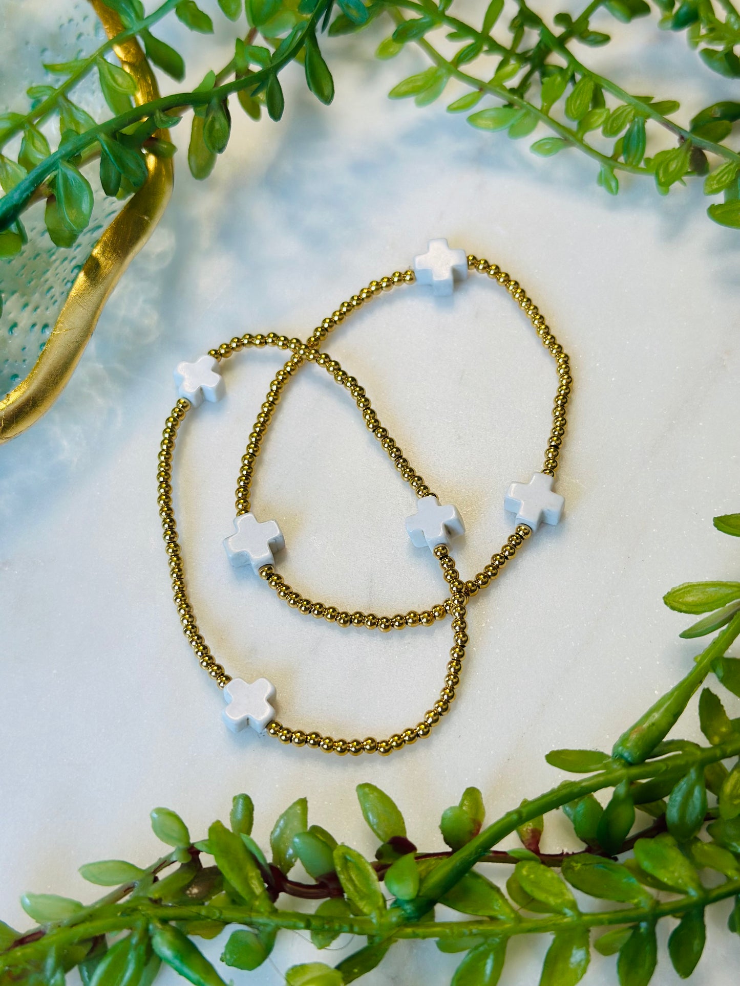 Faith Beaded Cross Bracelets