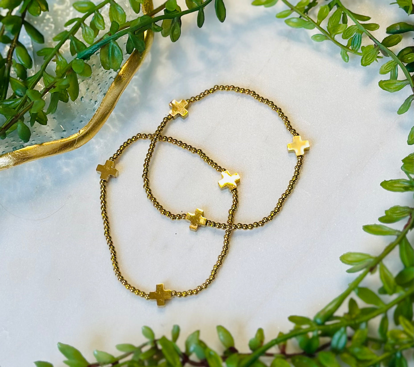Faith Beaded Cross Bracelets
