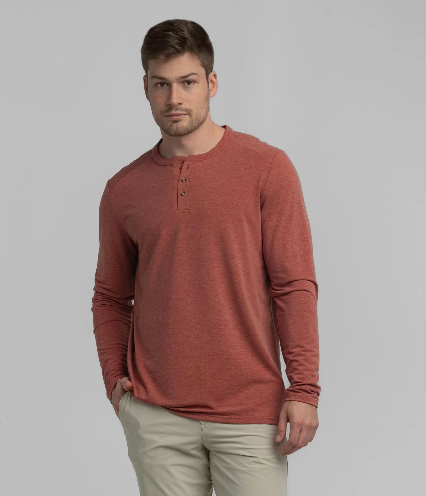 Max Comfort Henley - Canyon
