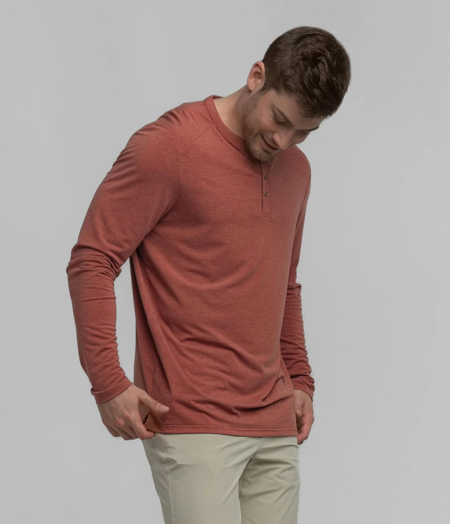 Max Comfort Henley - Canyon
