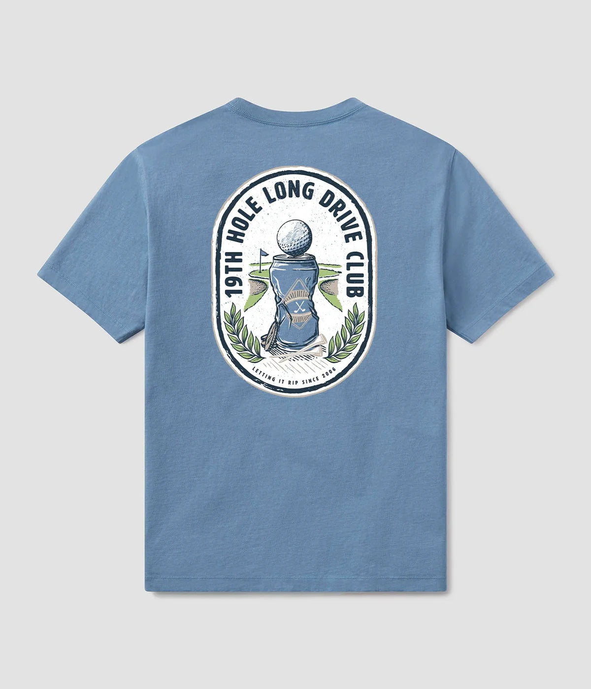 Long Drive Tee - Nautical Blue