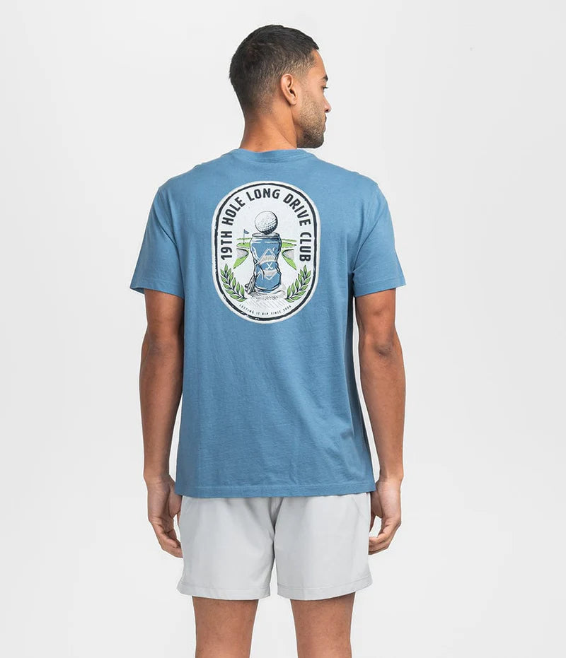 Long Drive Tee - Nautical Blue