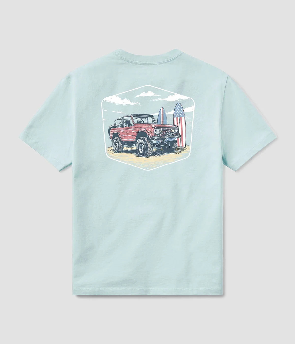 Swell Ride Tee - Aquamarine