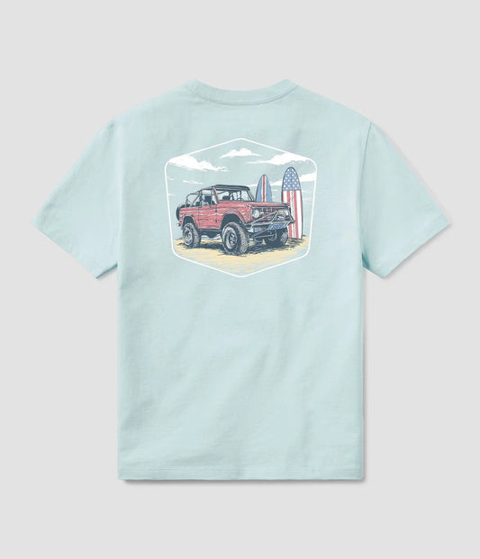 Swell Ride Tee - Aquamarine