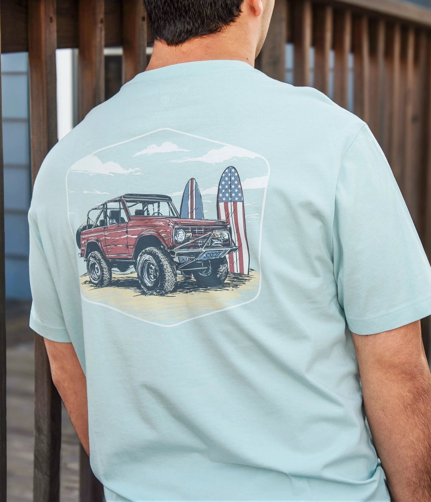 Swell Ride Tee - Aquamarine