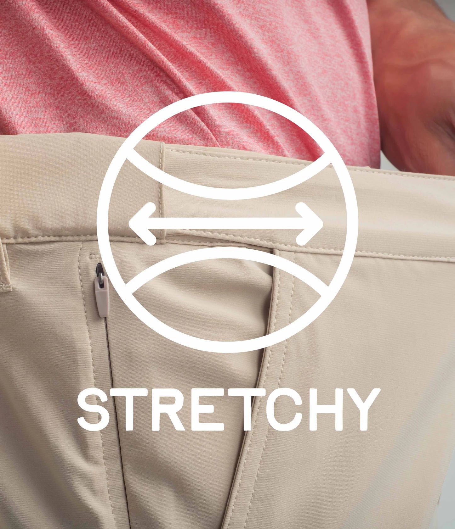 Momentum Performance Chino - Sandalwood