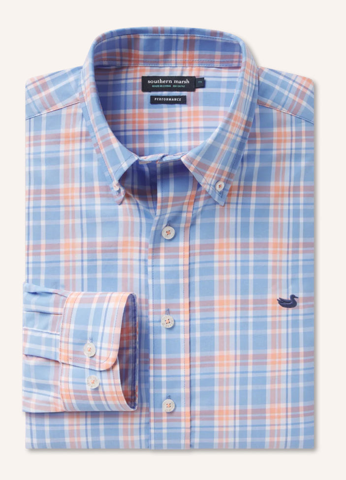 Grainger Performance Plaid Dress Shirt