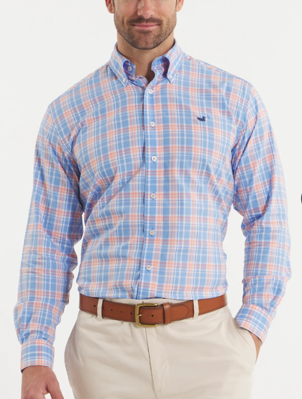 Grainger Performance Plaid Dress Shirt