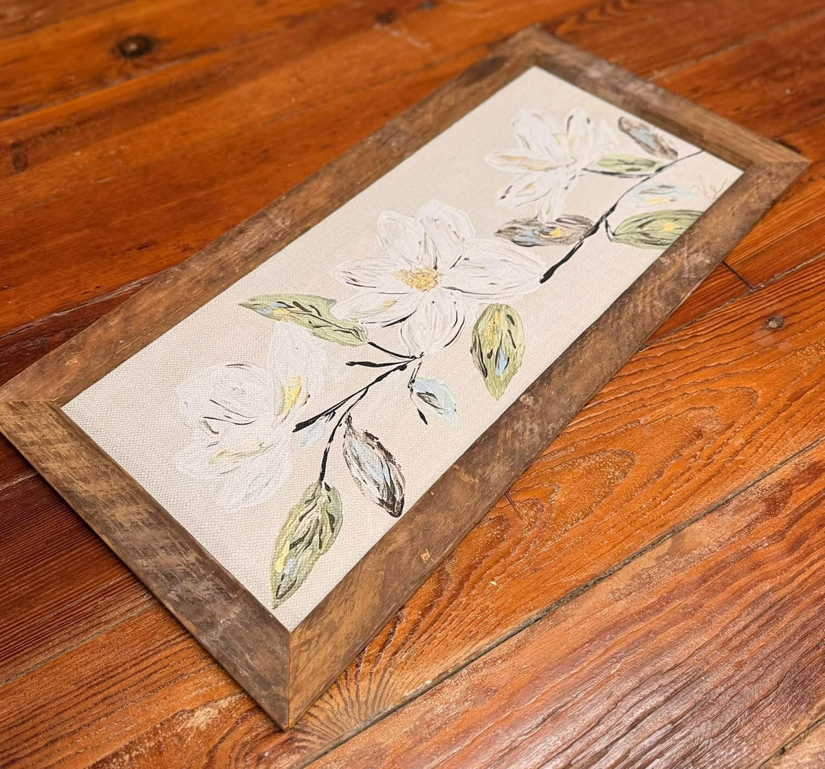 12x24 Magnolia Painting