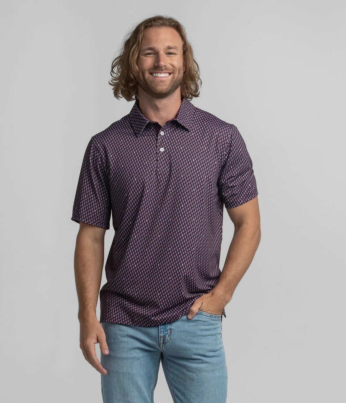Magnolia State Printed Polo - Starkvegas