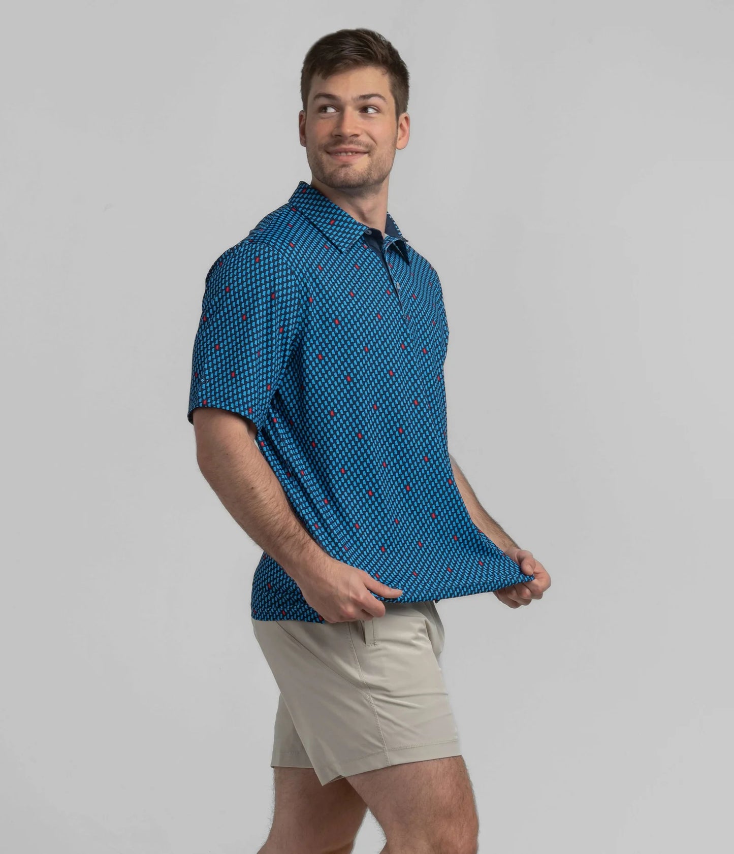 Magnolia State Printed Polo - The Vault