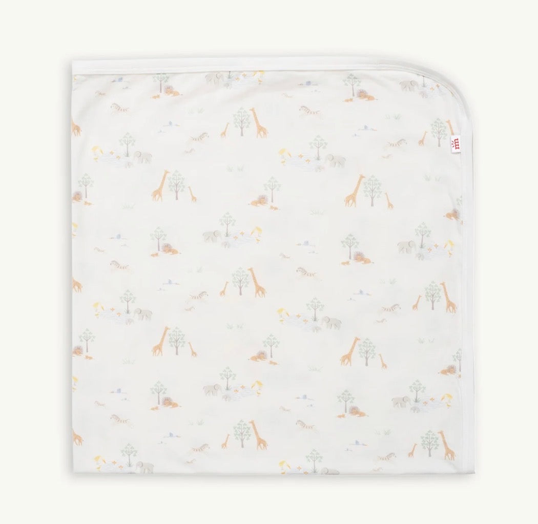 White Serene Safari Blanket