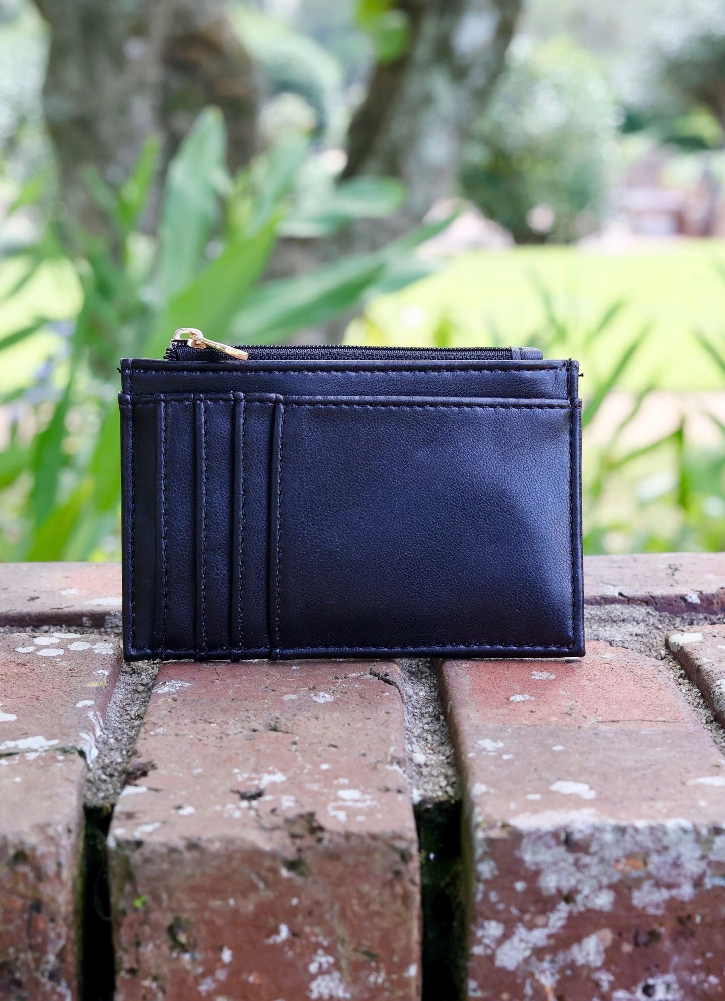 Molly Zip Card Holder - Black