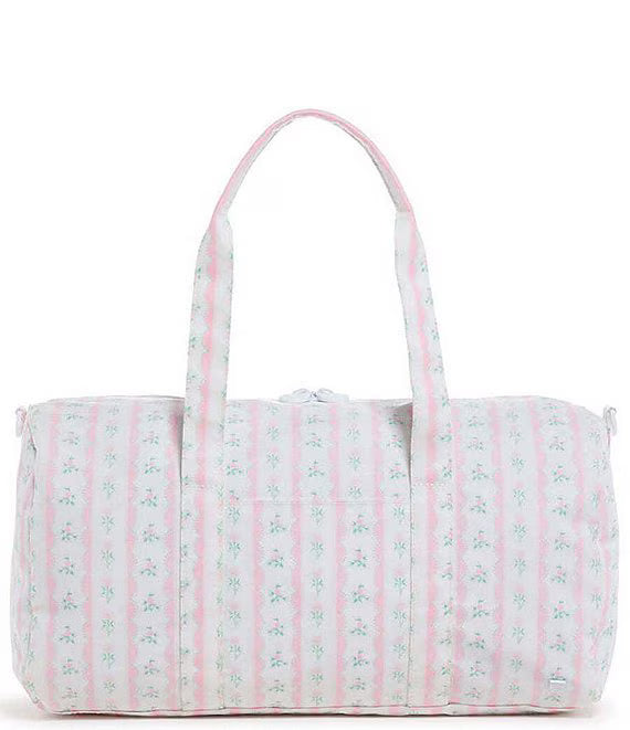 Weekender Duffle Bag - Ribbon Floral Pink