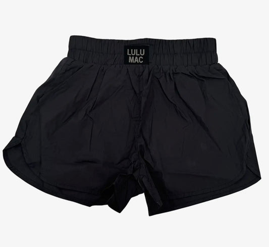 Black Lulu Mac Youth Shorts