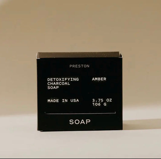 Preston Detoxifying Charcoal Bar Soap
