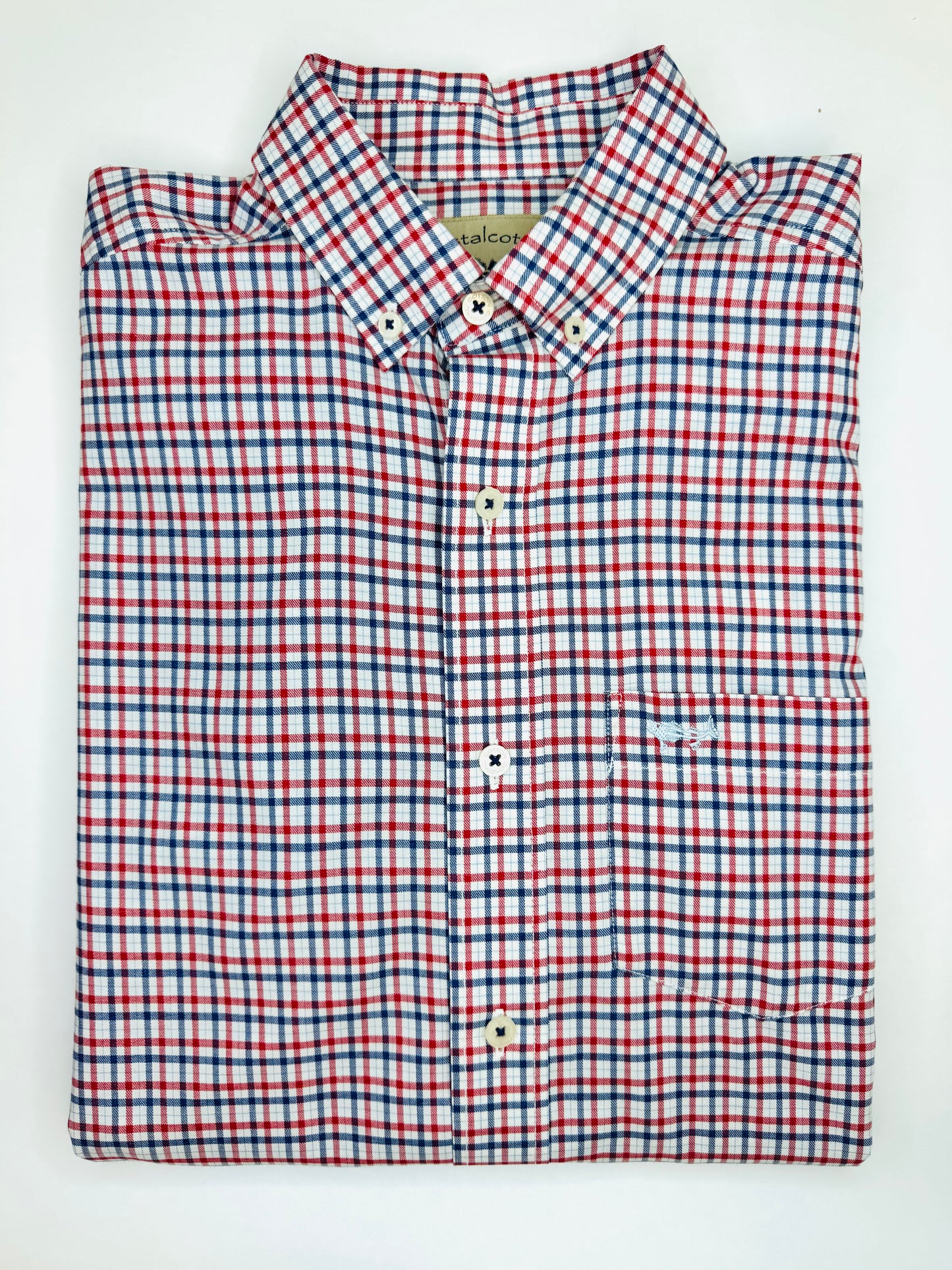 Red White and Blue Button Down