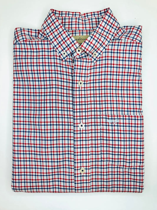 Red White and Blue Button Down
