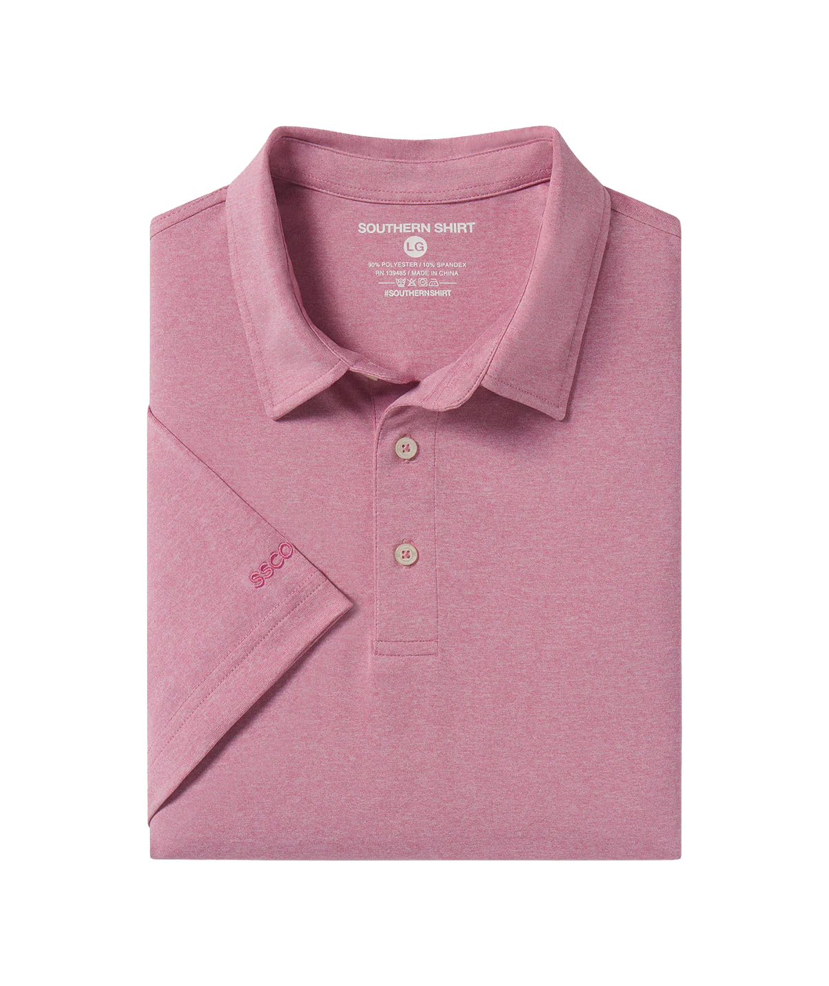 Grayton Heather Polo - Mellow Mauve