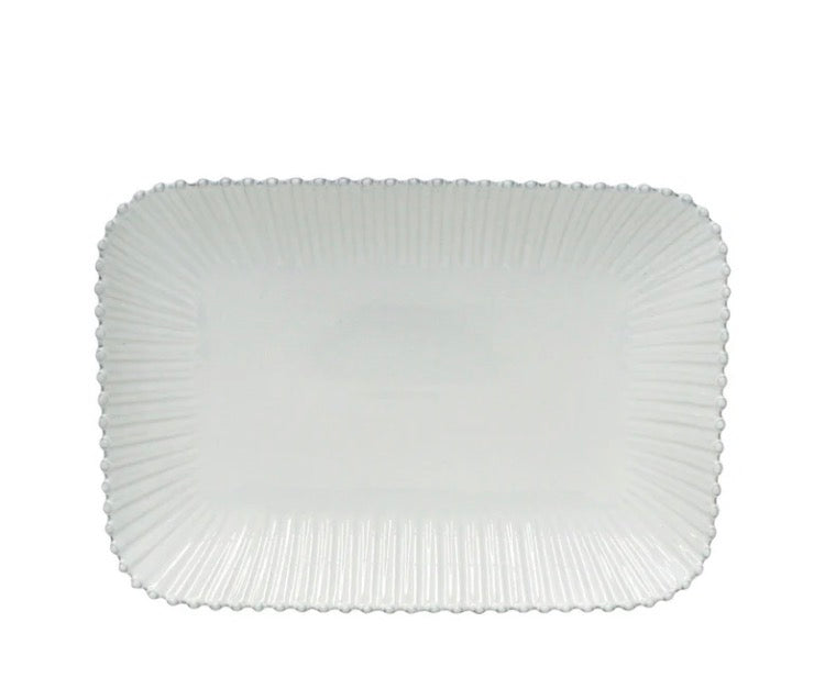 Large Rectangular Platter Pearl