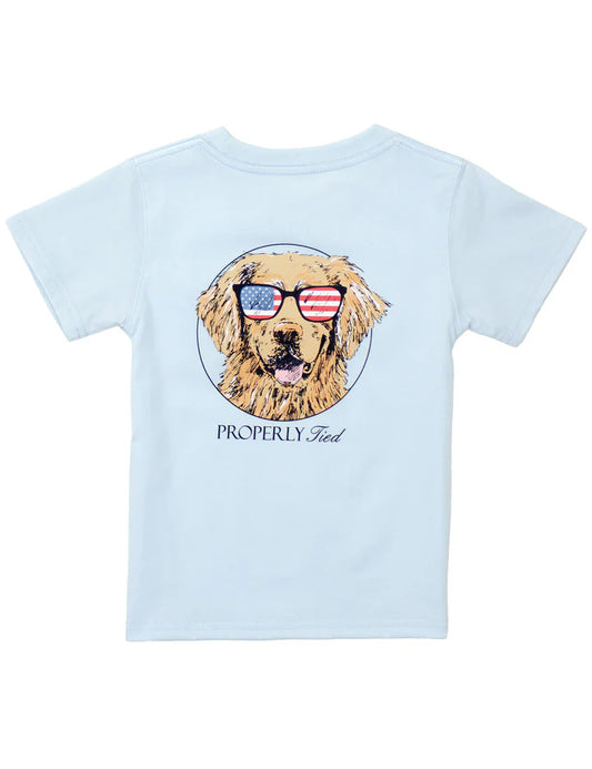 Youth Patriot Dog SS Tee
