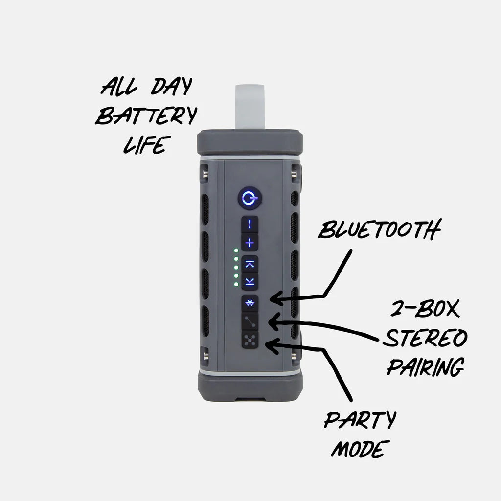 TurtleBox Ranger Speaker - Gray