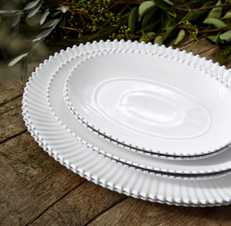 Large Oval Platter 50 Pearl