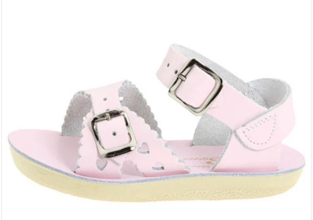 Shiny Pink Sweetheart Sandal