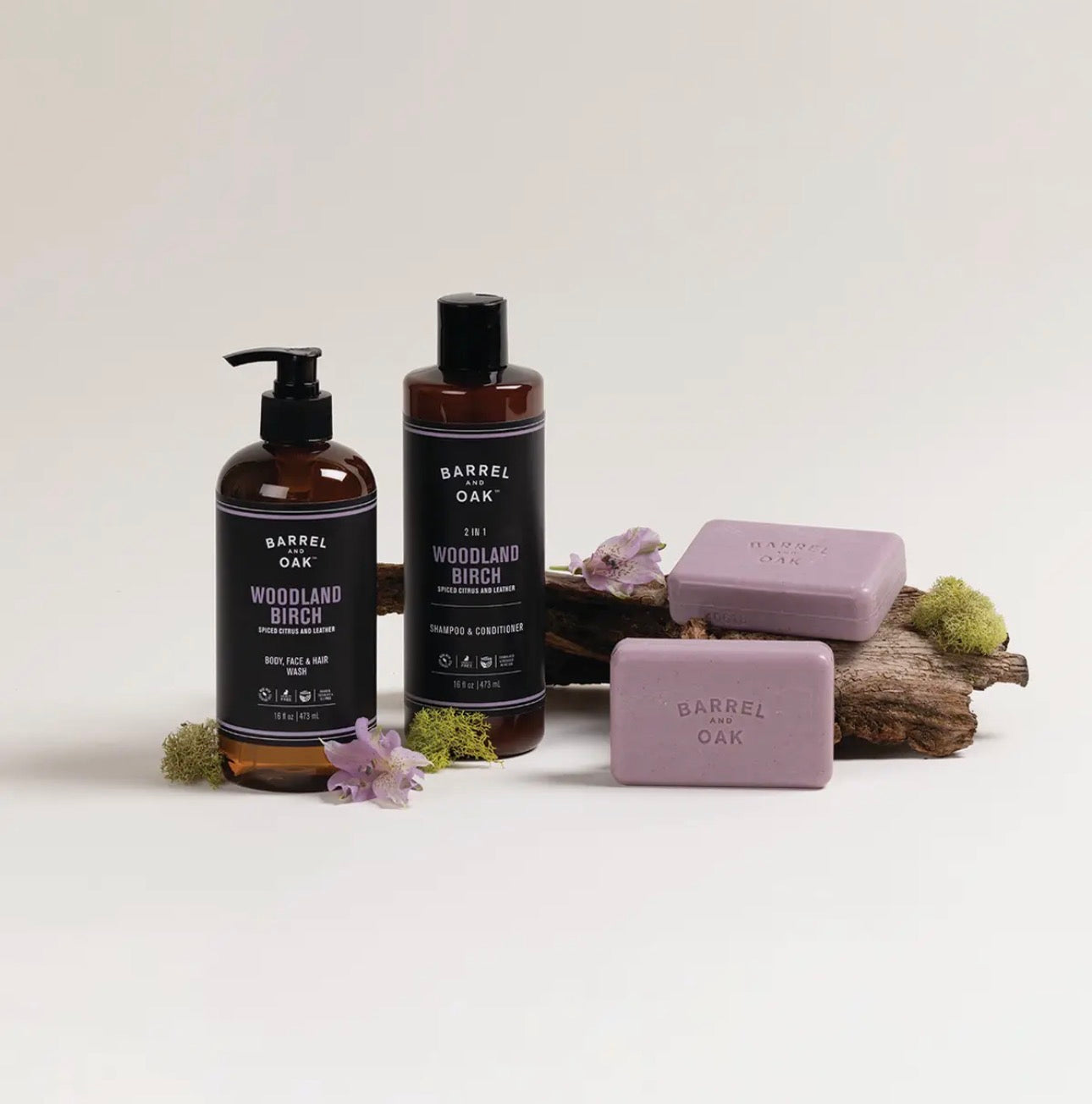 Barrel & Oak 2-in-1 Shampoo & Conditioner - Woodland Birch