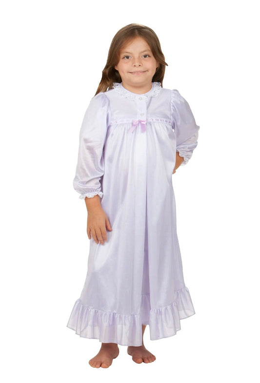 Lilac Traditional Peignoir Set
