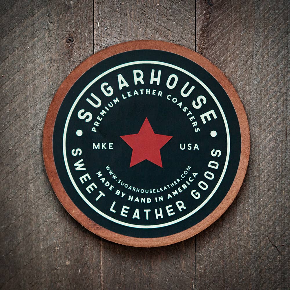 Leather Coaster - Mississippi