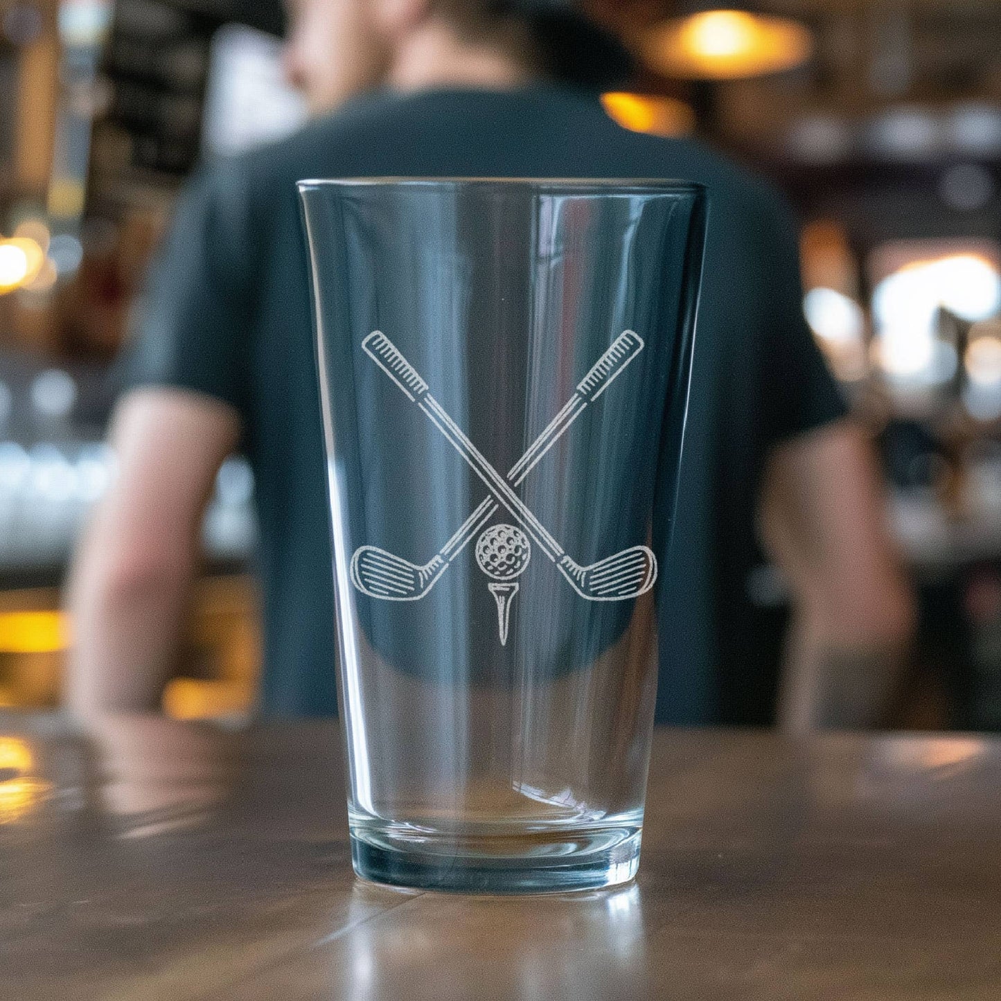 Engraved Glass - Golf