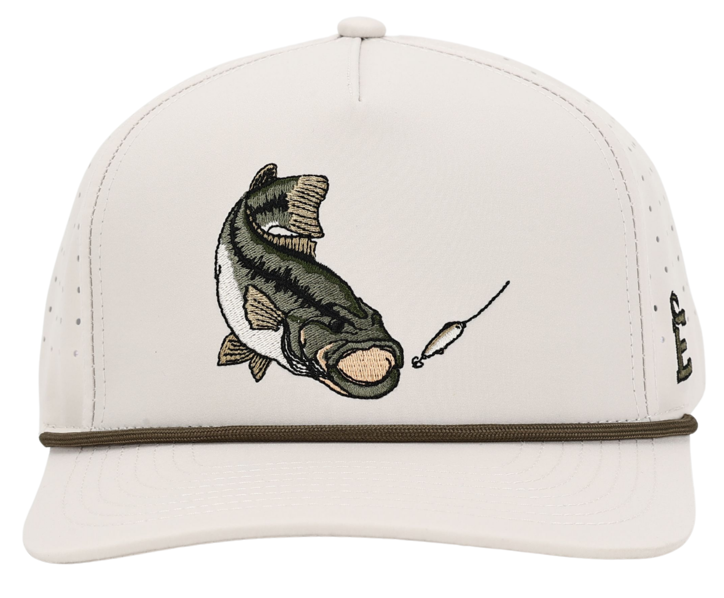Embry Outdoors Hat - Cream Golf Bass