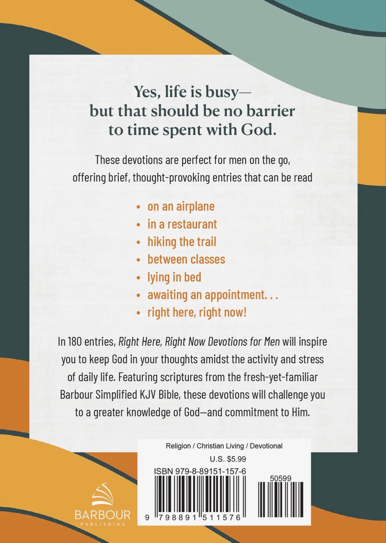 Right Here, Right Now Devotions For Men