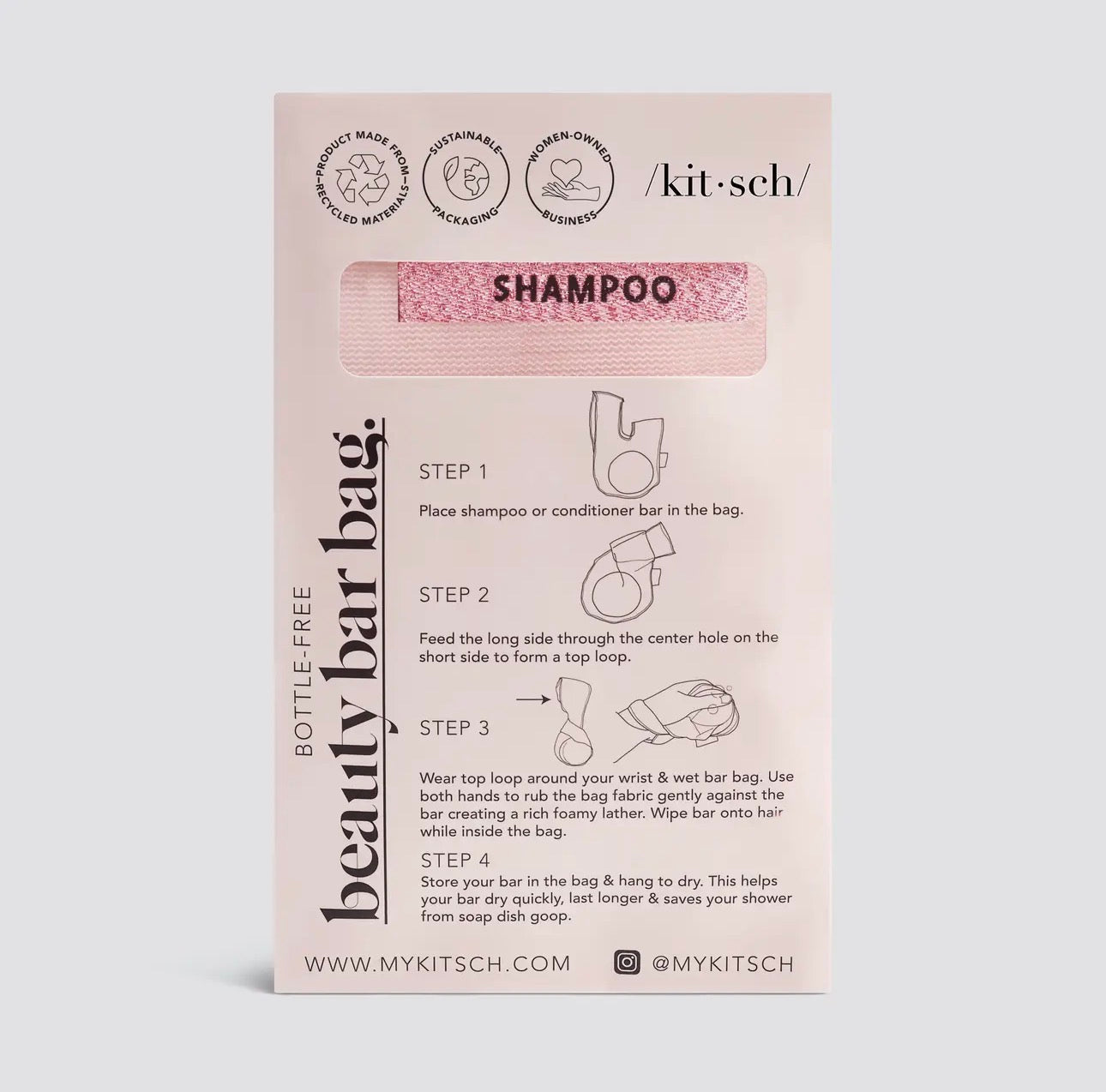 Kitsch Shampoo Beauty Bar Bag