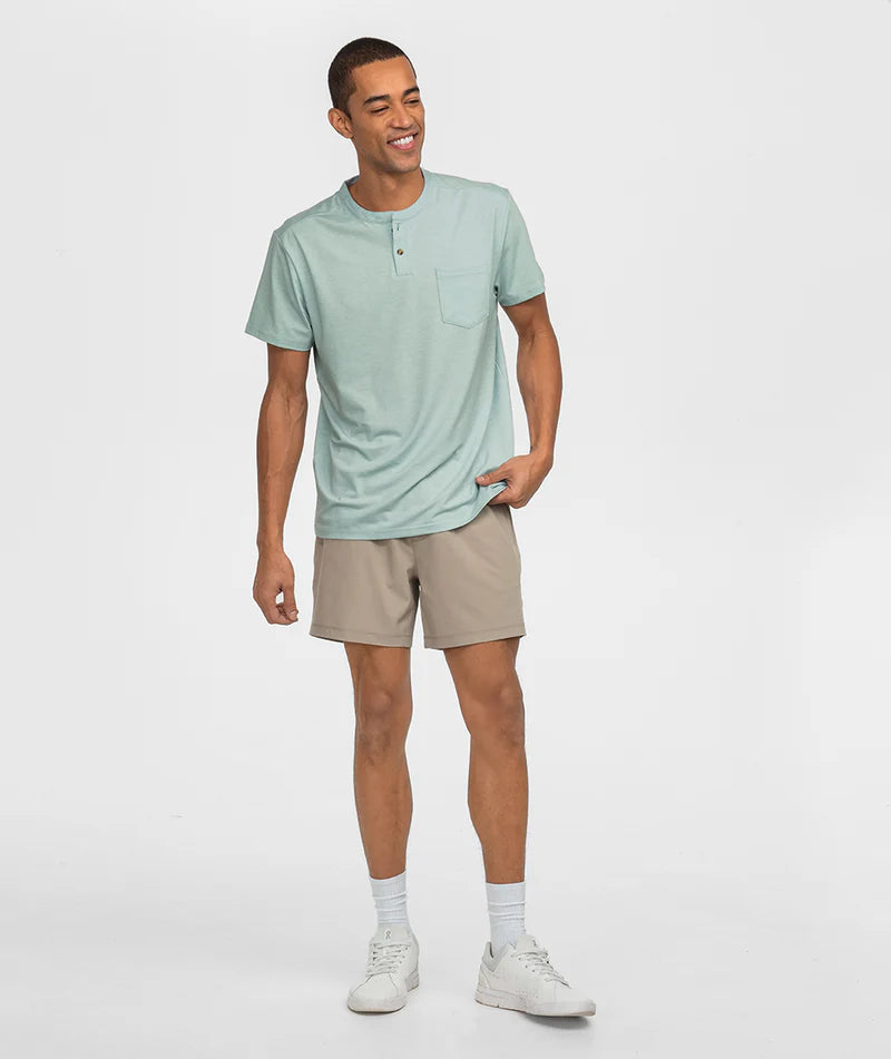 Max Comfort SS Henley - Harbor Grey