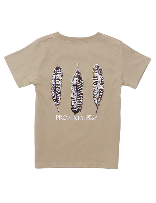 Youth SS Tee - Triple Feather