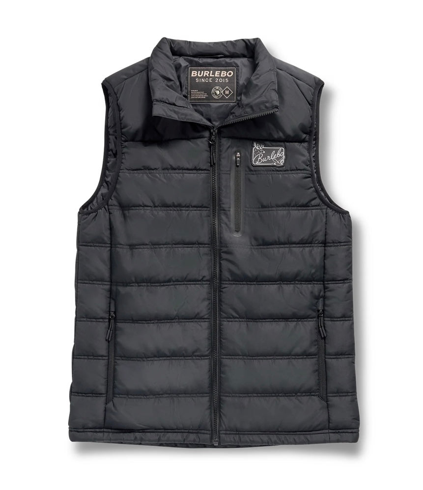 Burlebo Puffer Vest - Black