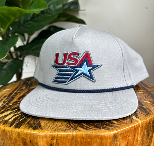 Burlebo USA Retro Star Rope Hat