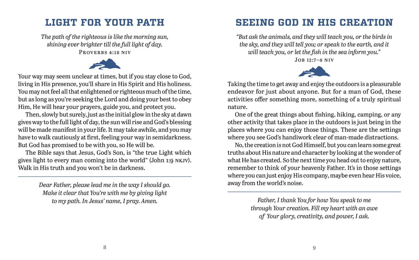 3-Minute Devotions for Men Large Print