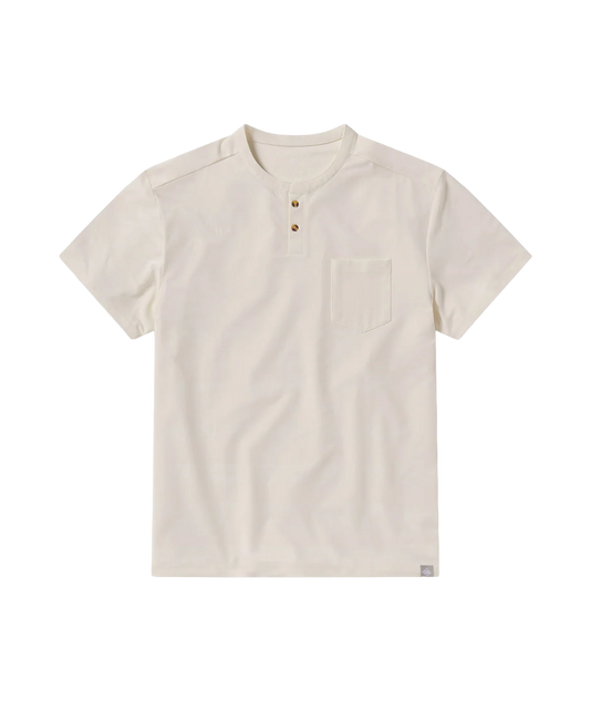 Max Comfort SS Henley - Off White