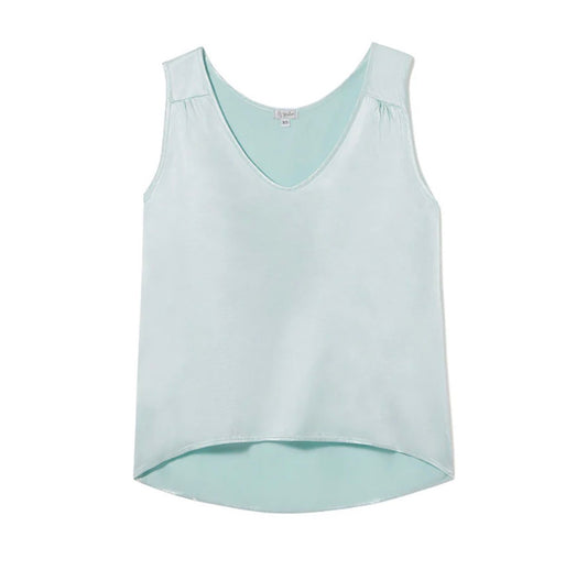 Jill Satin Cami - Aqua