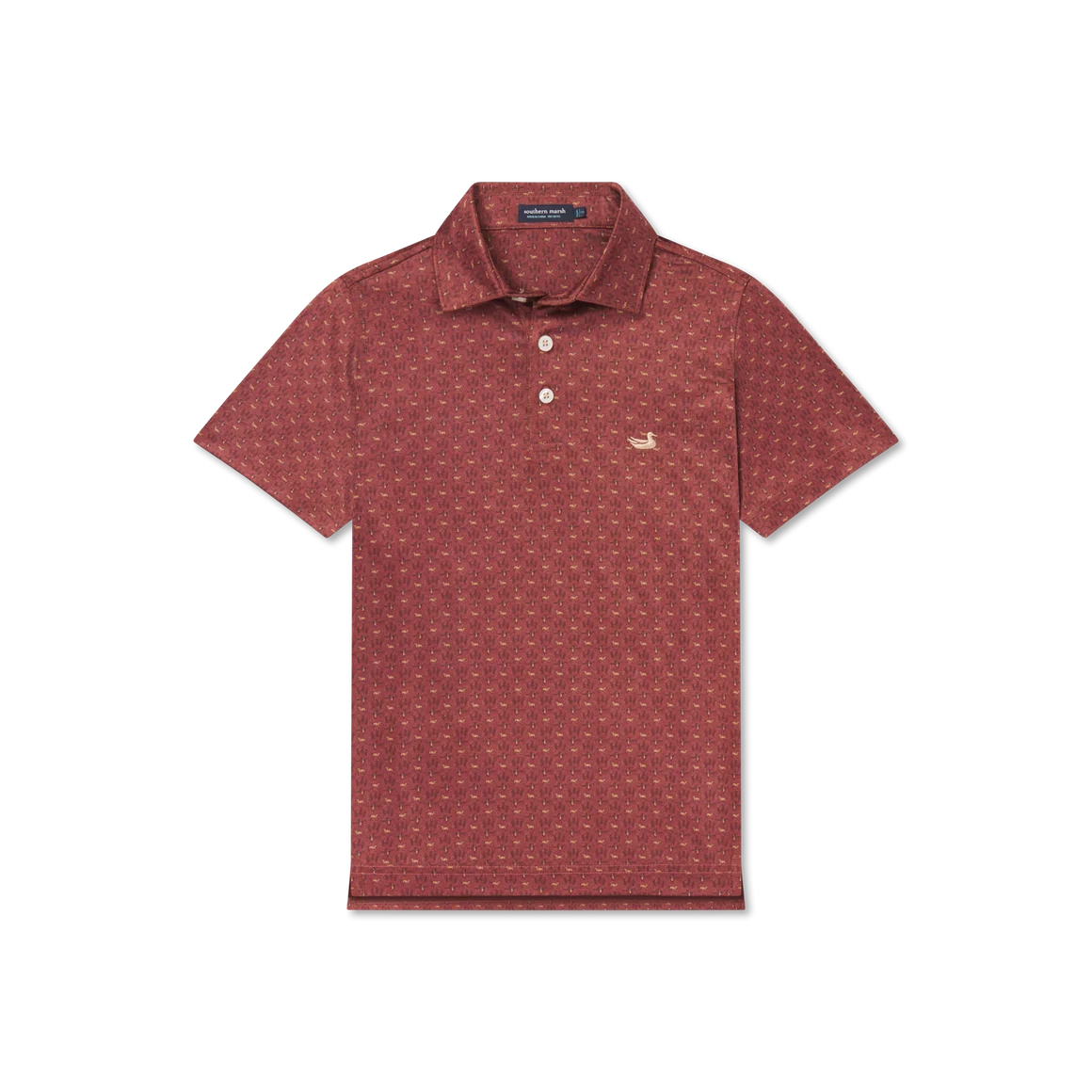 Youth Flyline Polo - Marsh Morning