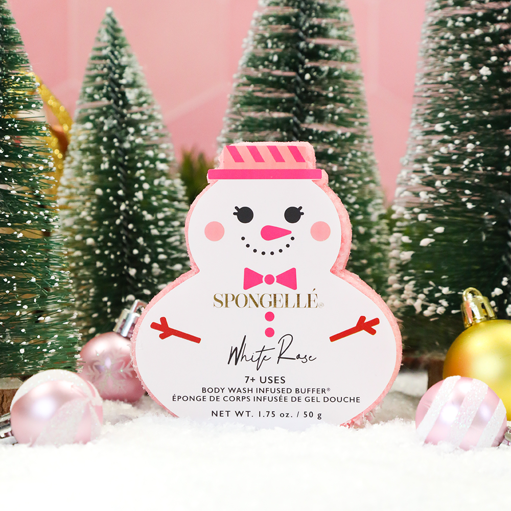Snowman Body Buffer - White Rose