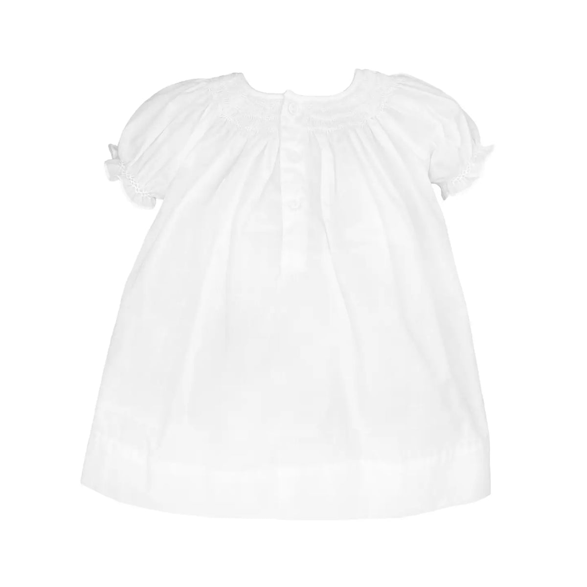 White Wave Smocked Daygown
