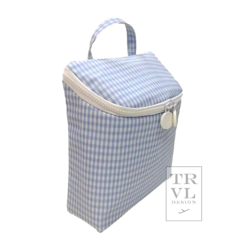 Take Away Lunch Bag - Insulated Gingham Mist